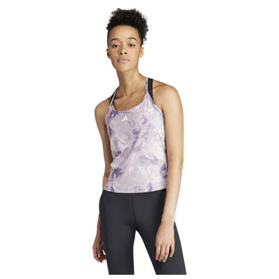Adidas Γυναικεία αμάνικη μπλούζα Train-Essentials AOP Flower Tie-Dye Tank Top